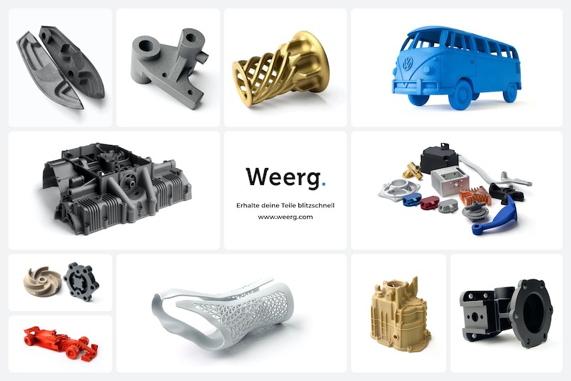 Weerg setzt neue Maßstäbe in der Design- und Fertigungsbranche durch fortschrittlichen 3D-Druck